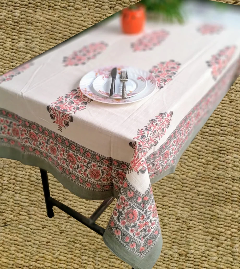 Poet's Bloom & Beautiful flower print Table Cover