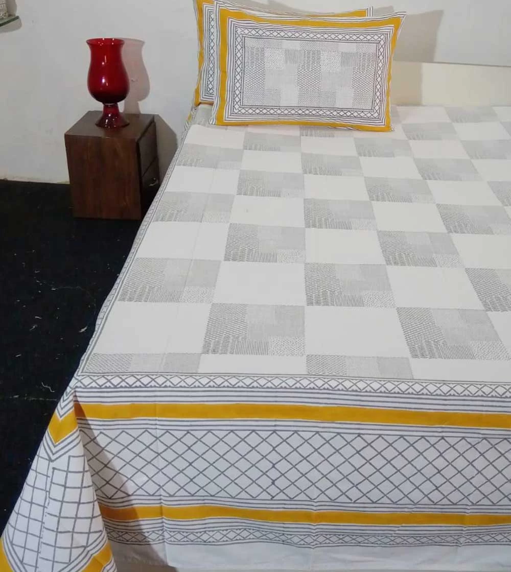 Fine Blocks Hand block printed Bed Covers