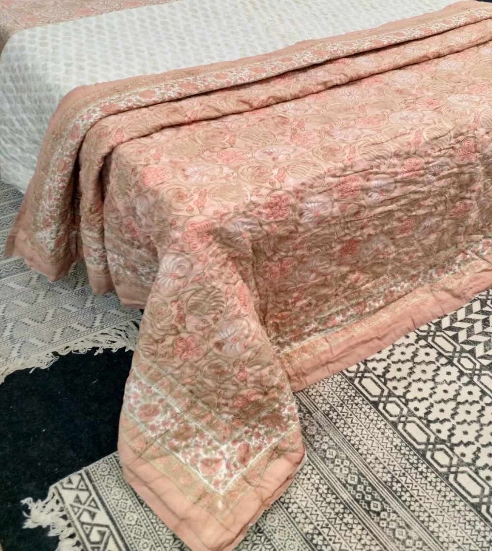 Jaipuri Hand Block Printed Quilts-10