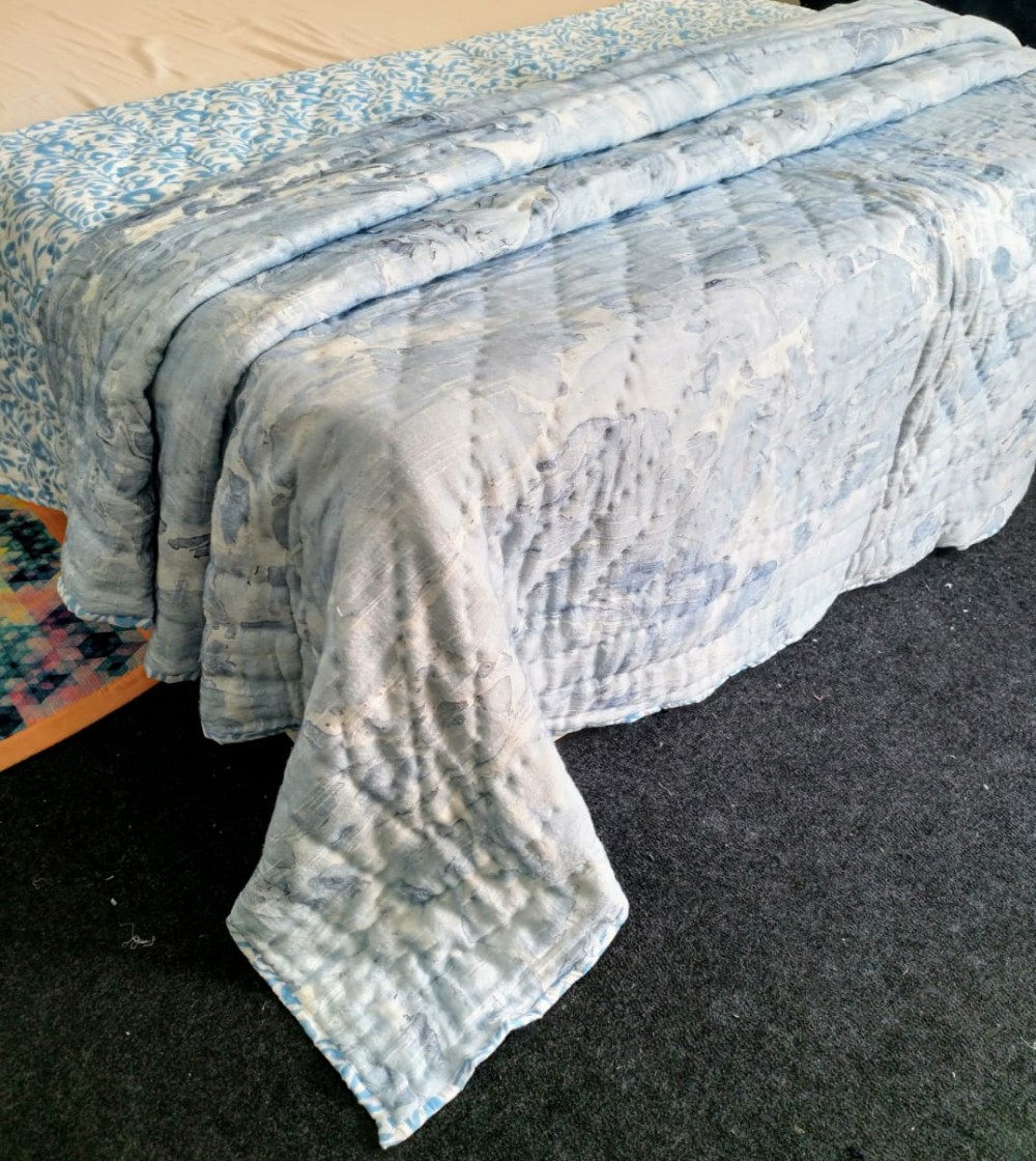 Jaipuri Hand Block Printed Quilt-16